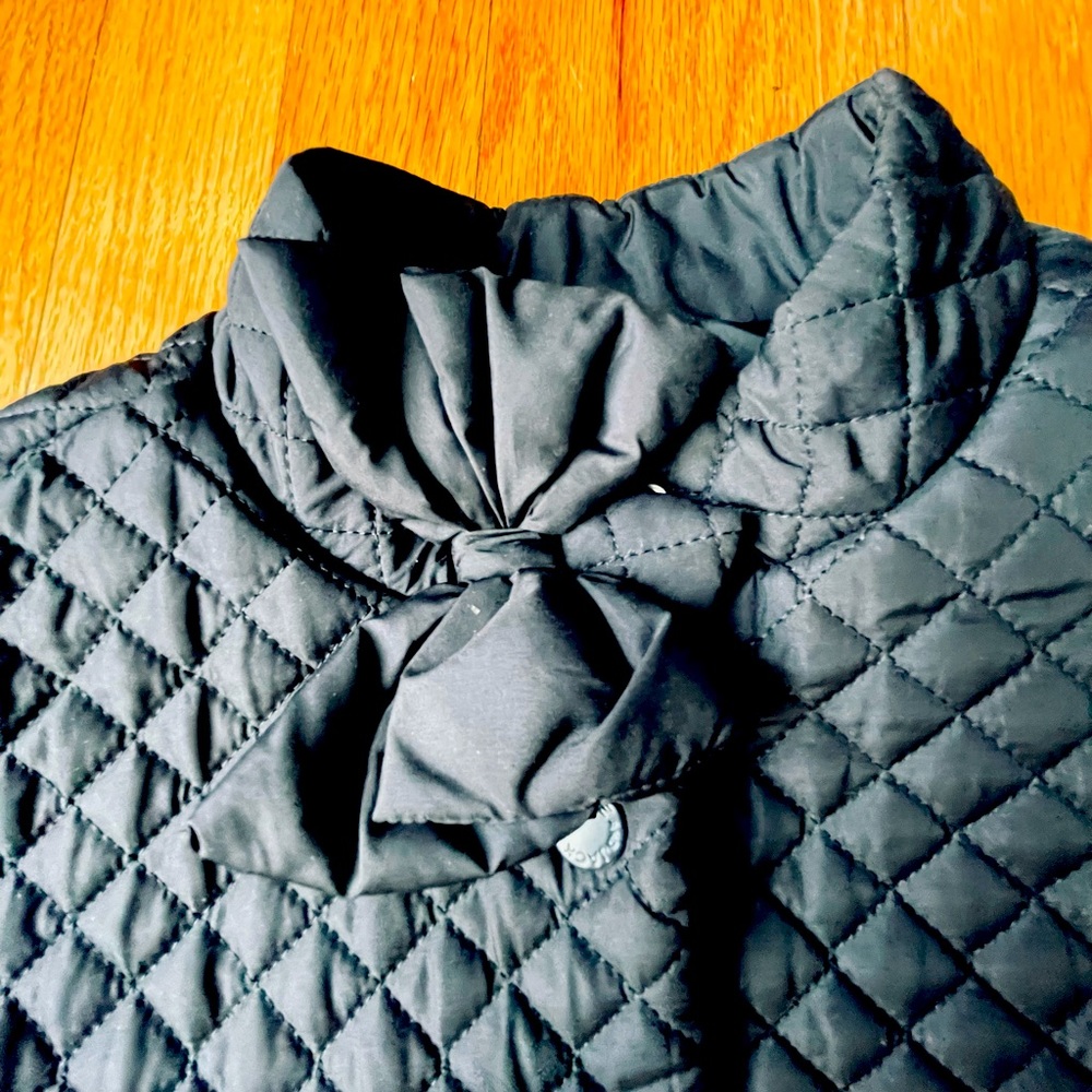 Janie &Jack Girls Padded dress coat w bow